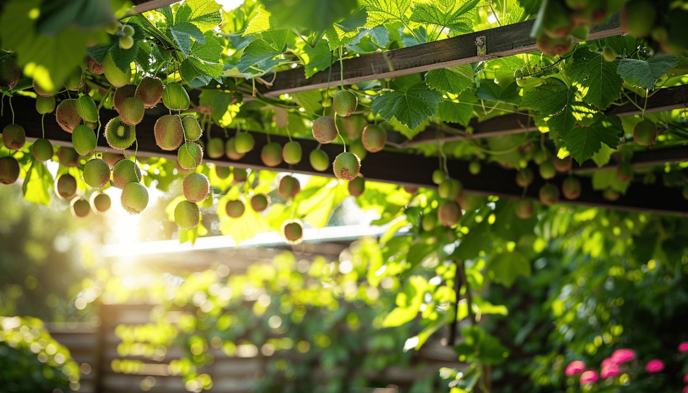 Jardin - Comment entretenir un kiwi grimpant sur une pergola