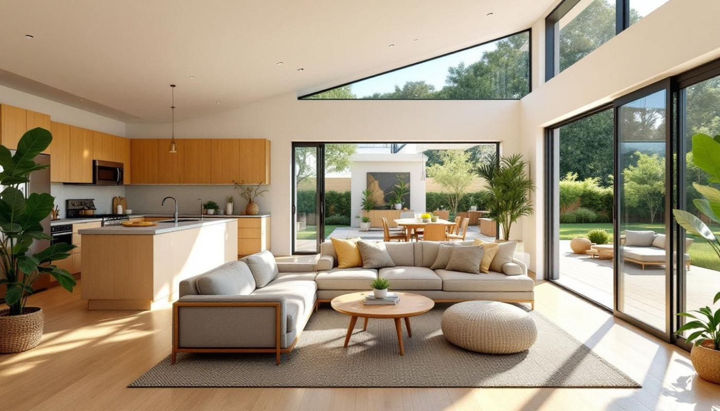 Comment intégrer une véranda pour harmoniser salon et cuisine ?