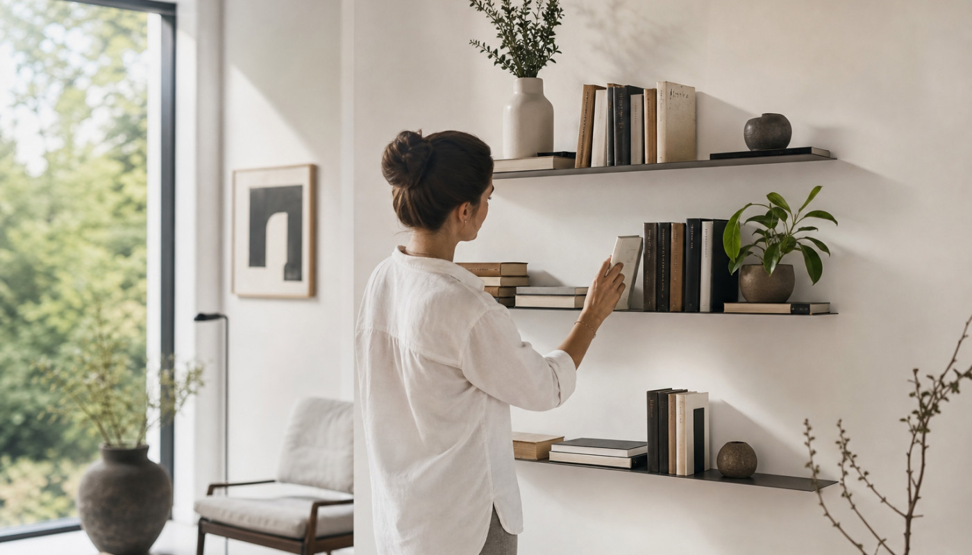 Halte à la bibliothèque massive : pourquoi l’étagère murale livres séduit la génération minimaliste ?