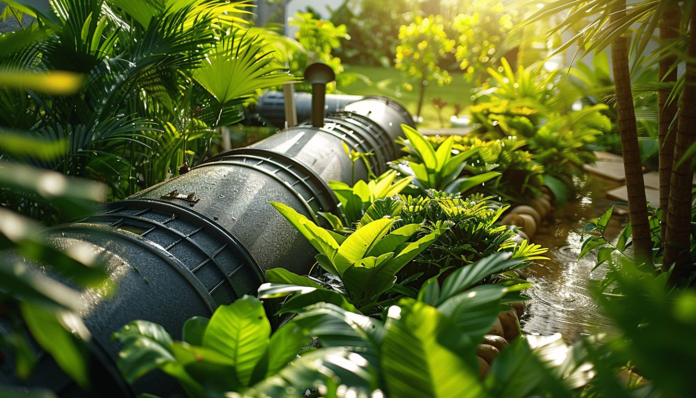 Récupération de l'eau de pluie système et conseils pour un jardin éco-responsable